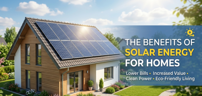 The Benefits of Solar Energy for Homes