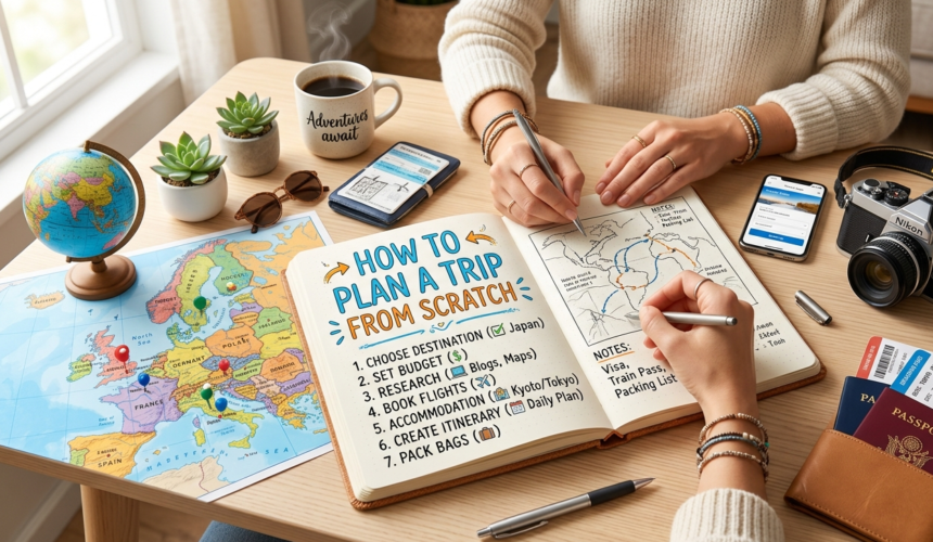 How to Plan a Trip from Scratch: Step by Step Guide