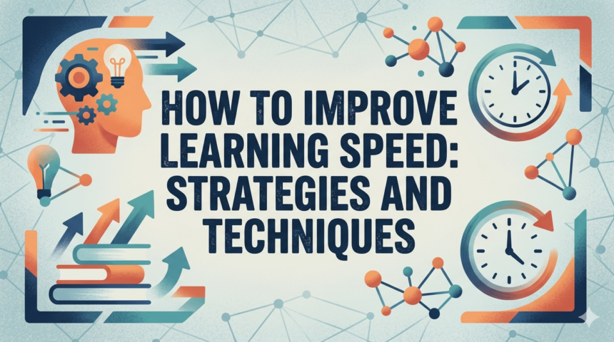 How to Improve Learning Speed: Strategies and Techniques
